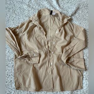 H&M button down blouse size Medium